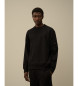 C.P. Company Crewneck sweatshirt Diagonal Raised black