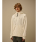 C.P. Company Sudadera Diagonal Raised Fleece Goggle branco