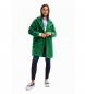 Desigual London green coat