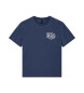 Deus Ex Machina T-shirt Shield Garment Dyed azul