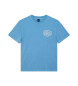 Deus Ex Machina T-shirt Shield Garment Dyed azul