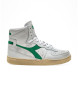 Diadora Mi Basket Used Leren Sneakers wit