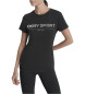 DKNY Majica s črnim logotipom