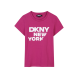 DKNY T-shirt Nova Iorque cor-de-rosa