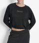 DKNY Bluza scuba czarna