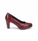 Dorking by Fluchos Chaussures en cuir Blesa D5794 Sugar maroon -Hauteur du talon : 8 cm