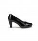 Dorking by Fluchos Zapatos de Piel D5794 Blesa negro -Altura tacn 6cm-