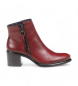 Dorking by Fluchos Stivaletti in pelle bordeaux Lexi D8606