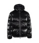 EA7 Cappotto imbottito in vernice nera