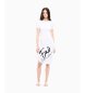 EA7 White Firma Dress
