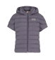 EA7 Nylon Hooded Jacket Core Lady grey