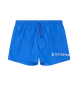 EA7 Maillot de bain mi-long avec logo bleu