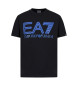 EA7 T-shirt standard con logo nero