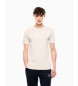 EA7 Gold Label T-shirt en viscose beige