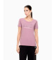 EA7 T-shirt strass Logo Series pink