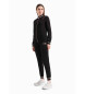 EA7 Tracksuit Core Lady in black stretch cotton