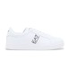 EA7 Sneakers classiche in pelle bianca