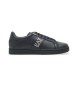 EA7 Tnis clssicos em pele preto