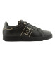 EA7 Classiche sneakers in pelle nera con logo
