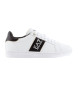 EA7 Classic white leather trainers