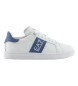 EA7 Klassiske sneakers i læder hvid