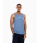 EA7 T-shirt sans manches Core identity bleu