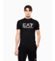 EA7 Camiseta Core Identity negro