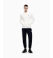 EA7 Trainingspak Core Identity wit, marineblauw