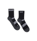 EA7 Lot de 2 chaussettes de course à pied Crusher Distance
noir, blanc