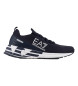 EA7 Crusher Distance Knit Shoes azul-marinho