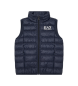 EA7 Core Identity down foldable quilted down waistcoat navy