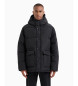 EA7 Long Fit Coat black