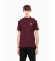EA7 Polo Golf Pro bordeaux