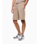 EA7 Beige Graphic Series Mezcla-shorts