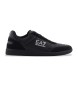 EA7 Heritage Leather Sneakers black