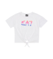 EA7 Kortærmet T-shirt hvid