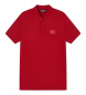 EA7 Polo Lux Identity rood