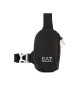 EA7 Small round backpack Logo black
