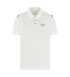 EA7 Tennis Pro two-tone polo shirt in Ventus7 technical fabric white