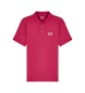 EA7 Core Identity polo shirt pink