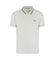 EA7 Golf Club light blue modal blend stretch cotton jersey polo shirt