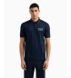 EA7 Gold Label kortærmet poloshirt blå