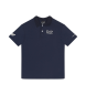 EA7 Tennis Pro Boy poloshirt i navy VENTUS7 teknisk stof