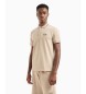 EA7 Polo Piqu Core beige