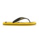 EA7 Tongs avec logo jaune