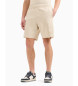 EA7 Bermudas Visibility de algodón beige