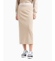 EA7 Dynamic Athlete lange rok van technische stof Natural Ventus7
bruin