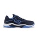 EA7 Scarpe da tennis blu scuro