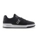 EA7 Court leather trainers black