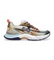 EA7 Predator beige Lederturnschuhe